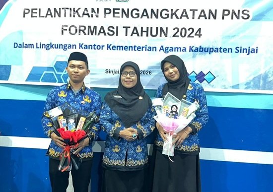 Adinda Barwin dan Fikri Munafri Ikuti Pelantikan PNS Formasi 2024