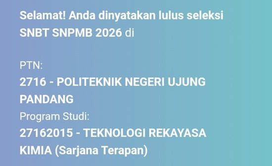 Sederet Siswa MAN 2 Sinjai Ini Sukses Taklukkan UTBK 2026, Siapa Saja?